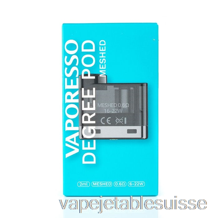 Vape Suisse Vaporesso Degré Gousses De Remplacement Gousses à Mailles De 0,6 Ohm